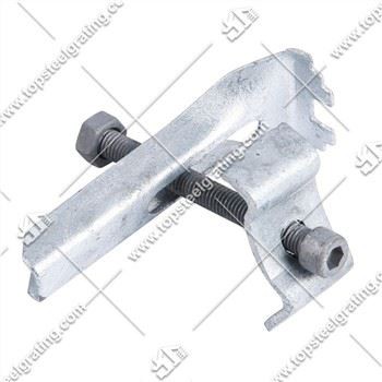 Clip de caillebotis pour caillebotis en acier